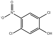2,5-二氯-4-硝基苯酚, 5847-57-4, 结构式