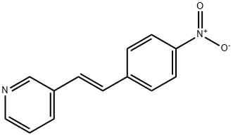 3-[(E)-2-(4-nitrophenyl)ethenyl]pyridine Struktur
