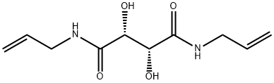 N,N'-DIALLYL-L-TARTARDIAMIDE Structure