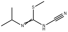 Cyanamide, N-(isoproppylamino)(methylthio)methylene- Struktur
