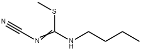 3-CYANO-1-BUTYL-2-METHYLISOTHIOUREA Struktur