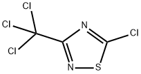 5-クロロ-3-(トリクロロメチル)-1,2,4-チアジアゾール 化学構造式