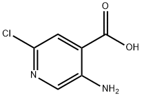 5-氨基-2-氯吡啶-4-羧酸,58483-95-7,结构式