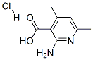 2-AMINO-4,6-DIMETHYL-3-PYRIDINECARBOXYLIC ACID HYDROCHLORIDE Structure