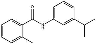 3'-イソプロピル-2-メチルベンズアニリド 化学構造式