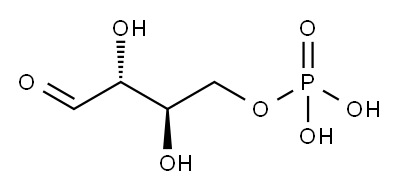 赤藓糖-4-磷酸, 585-18-2, 结构式