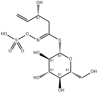 2-羟基-3-丁烯基硫甙, 585-95-5, 结构式