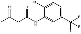 N-[2-氯-5-(三氟甲基)苯基]-3-氧代丁酰胺, 585-97-7, 结构式