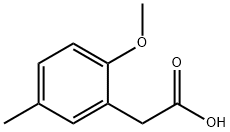 (2-METHOXY-5-METHYLPHENYL)ACETIC ACID Structure