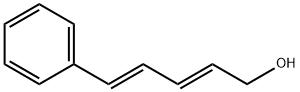 (2E,4E)-5-フェニル-2,4-ペンタジエン-1-オール 化学構造式