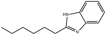 2-ヘキシル-1H-ベンゾイミダゾール 化学構造式