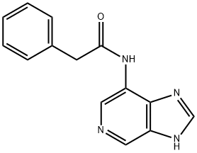 BenzeneacetaMide, N-3H-iMidazo[4,5-c]pyridin-7-yl- Struktur