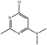 4-(N,N-二甲基氨基)-6-氯-2-甲基嘧啶 结构式