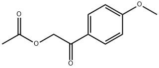 2-(4-Methoxyphenyl)-2-oxoethyl acetate Struktur