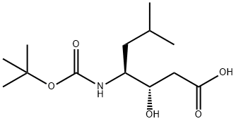 BOC-STATINE,58521-49-6,结构式