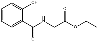 ethyl 2-[(2-hydroxybenzoyl)amino]acetate 结构式