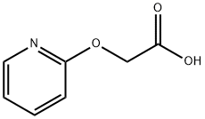 (2-ピリジニルオキシ)酢酸 化学構造式