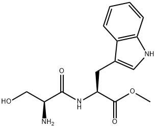 methyl N-L-seryl-L-tryptophanate Structure