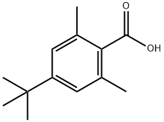 4-tert-ブチル-2,6-ジメチル安息香酸 化学構造式