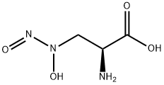 3-(ヒドロキシニトロソアミノ)-L-アラニン 化学構造式
