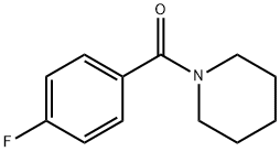 1-(4-フルオロベンゾイル)ピペリジン 化学構造式