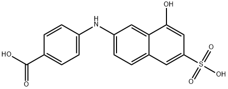 2-(3-スルホ-4-アミノフェニル)-6-メチルベンゾチアゾール-7-スルホン酸 化学構造式