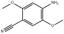 4-アミノ-2,5-ジメトキシベンゾニトリル 化学構造式