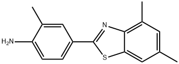 2-(3-methyl-4-aminophenyl)-4,6-dimethylbenzothiazole 结构式
