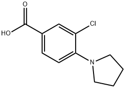585517-09-5 3-氯-4-(1-吡咯烷基)苯甲酸