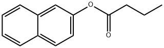 酪酸2-ナフチル 化学構造式