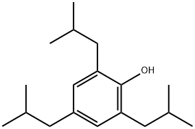 2,4,6-triisobutylphenol Struktur