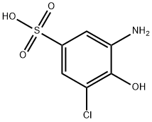 6-CHLORO-2-AMINOPHENOL-4-SULFONIC ACID Struktur