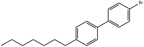 4-BROMO-4'-N-HEPTYLBIPHENYL Struktur