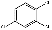 2,5-ジクロロベンゼンチオール 化学構造式