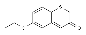 6-ethoxybenzo[b]thiophen-3(2H)-one 结构式