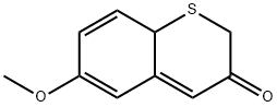 6-甲氧基-1-苯并噻吩-3-酮 结构式