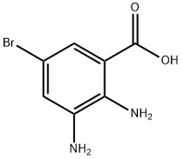 2,3-diaMino-5-broMobenzoic acid dihydrochloride Struktur
