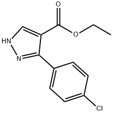 ETHYL-3-(P-CHLOROPHENYL)-4-PYRAZOLE CARBOXYLATE|ETHYL-3-(P-CHLOROPHENYL)-4-PYRAZOLE CARBOXYLATE