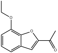 1-(7-ETHOXY-1-BENZOFURAN-2-YL)ETHANONE Struktur