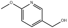 (6-メトキシ-3-ピリジル)メタノール 化学構造式