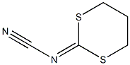 METHYLENEBIS(METHYL CYANOCARBONIMIDOTHIOATE) Struktur