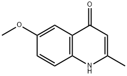 6-メトキシ-2-メチルキノリン-4(1H)-オン 化学構造式