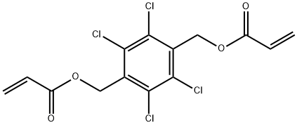 (tetrachloro-1,4-phenylene)bismethylene diacrylate Structure