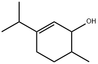 6-メチル-3-イソプロピル-2-シクロヘキセン-1-オール 化学構造式