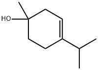 1-メチル-4-(1-メチルエチル)-3-シクロヘキセン-1-オール 化学構造式