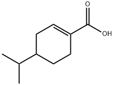 p-Mentha-1-ene-7-oic acid Struktur