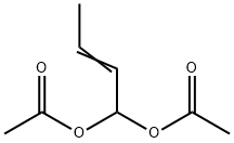 2-butene-1,1-diyl diacetate Struktur