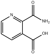 2-カルバモイルピリジン-3-カルボン酸 化学構造式