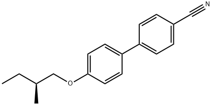 4’-(2-甲基丁氧基)-4-联二苯腈,58600-86-5,结构式