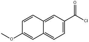 2-Methoxy-6-naphthalenecarboxylic acid chloride Struktur